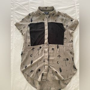 Hurley Mesh button down shirt